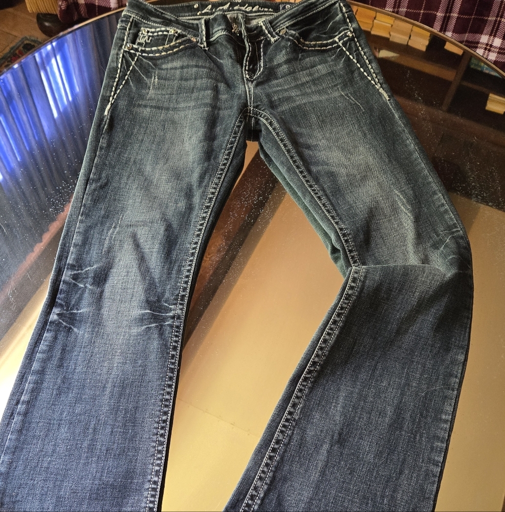 Women's Skinny "LA Idol" Jeans in Dark Blue
